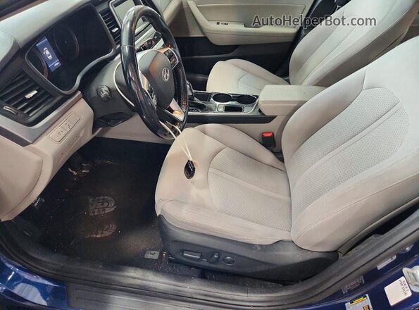 5NPE34AF0KH774293 2019 HYUNDAI SONATA Blue 
