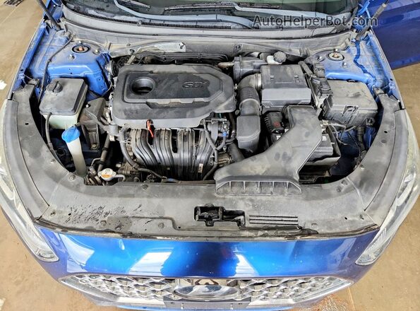 5NPE34AF0KH774293 2019 HYUNDAI SONATA Blue 