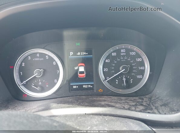 5NPE34AF0KH804568 2019 HYUNDAI SONATA Silver Հետևի նստատեղերի տեսք