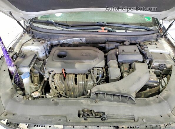 5NPE34AF0KH804571 2019 HYUNDAI SONATA Silver უკანა სალონის ხედი