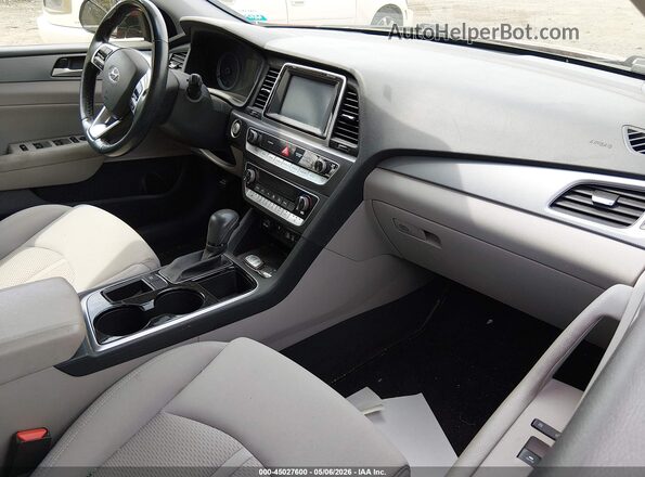 5NPE34AF0KH812704 2019 HYUNDAI SONATA Красный Вид салона спереди