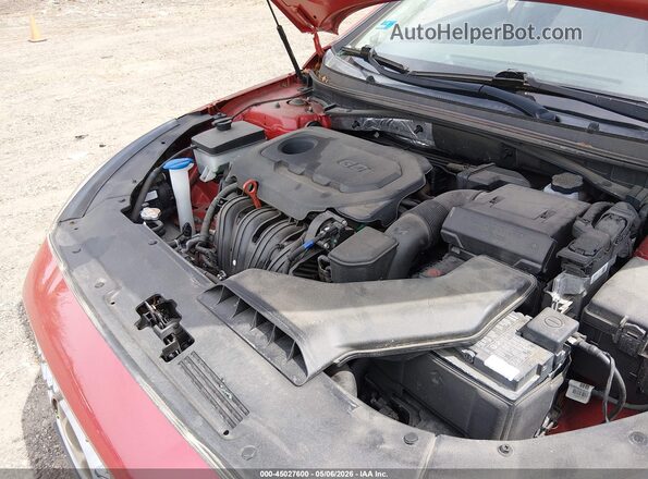 5NPE34AF0KH812704 2019 HYUNDAI SONATA Красный Вид сзади