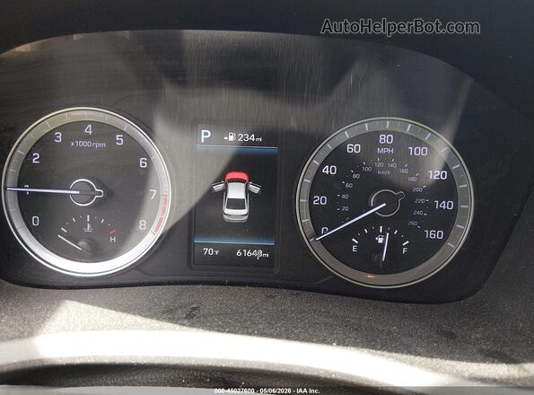 5NPE34AF0KH812704 2019 HYUNDAI SONATA Красный 