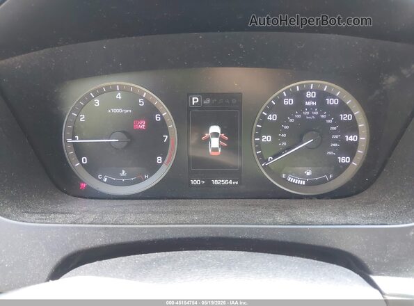 5NPE34AF1GH312879 2016 HYUNDAI SONATA Черный Вид задних сидений