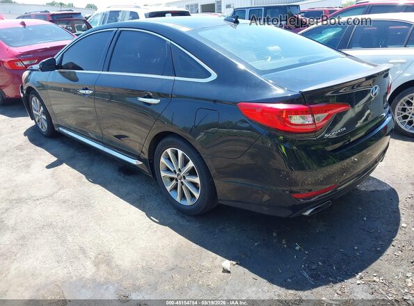 5NPE34AF1GH312879 2016 HYUNDAI SONATA Черный Задняя левая четверть