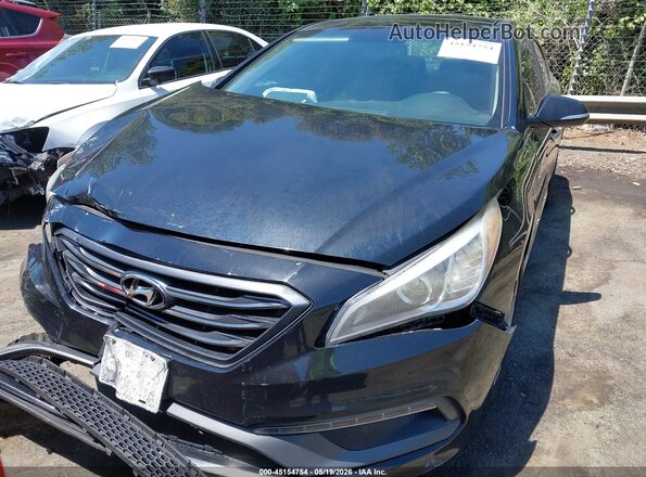 5NPE34AF1GH312879 2016 HYUNDAI SONATA Черный Вид щитка приборов