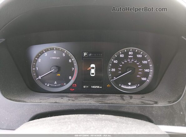 5NPE34AF1GH413310 2016 HYUNDAI SONATA Silver Вид задніх сидінь