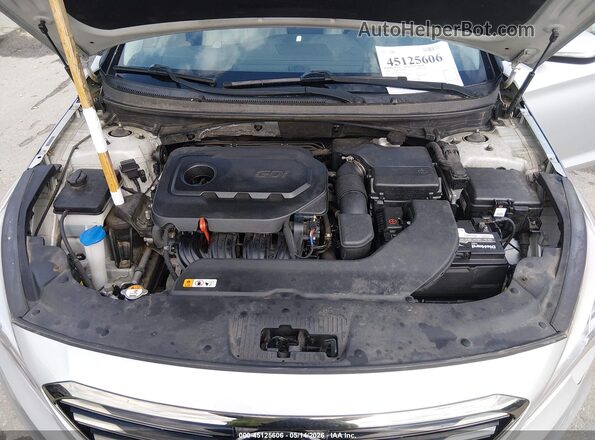 5NPE34AF1GH413310 2016 HYUNDAI SONATA Silver Вид ззаду