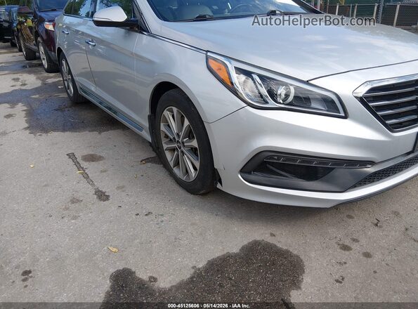 5NPE34AF1GH413310 2016 HYUNDAI SONATA Silver Вид спереду
