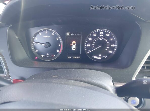 5NPE34AF1HH559952 2017 HYUNDAI SONATA Black Вид задніх сидінь
