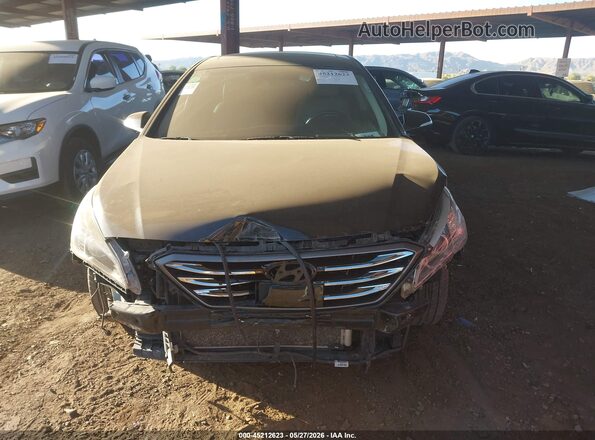 5NPE34AF1HH559952 2017 HYUNDAI SONATA Black Вид щитка приладів