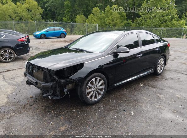 5NPE34AF1HH576721 2017 HYUNDAI SONATA Black 