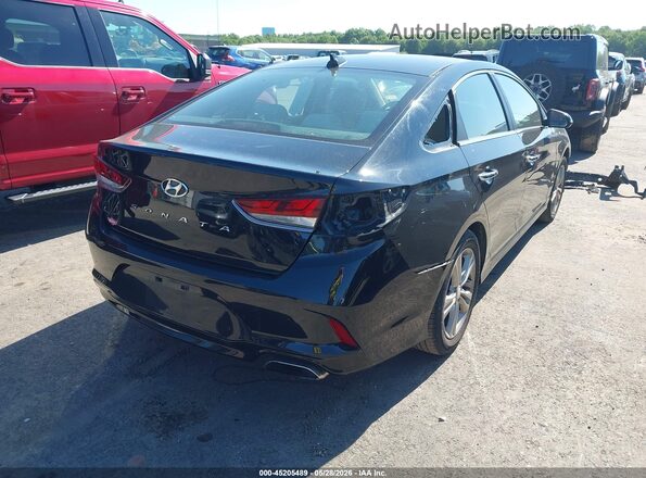 5NPE34AF1JH657692 2018 HYUNDAI SONATA Black Rear right