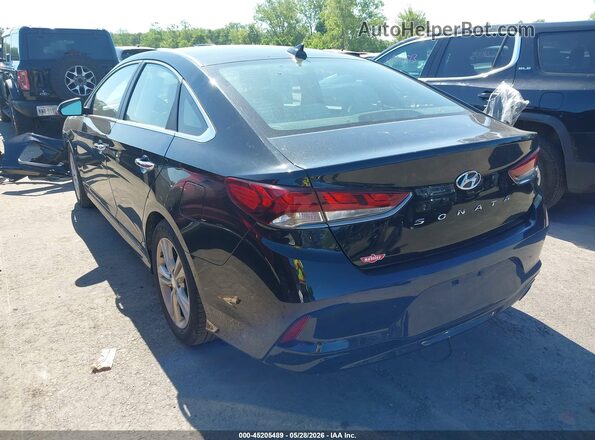 5NPE34AF1JH657692 2018 HYUNDAI SONATA Black Rear left