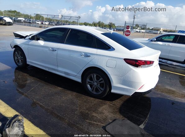 5NPE34AF1JH673245 2018 HYUNDAI SONATA White Tył lewy