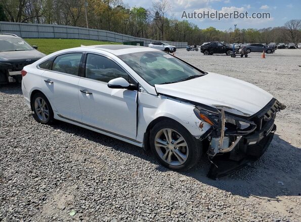 5NPE34AF1JH678087 2018 HYUNDAI SONATA White 