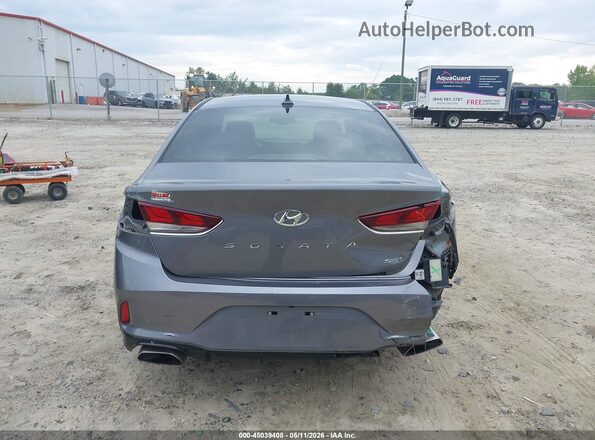 5NPE34AF1JH706843 2018 HYUNDAI SONATA Gray 
