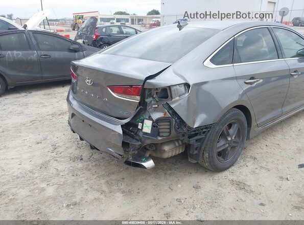 5NPE34AF1JH706843 2018 HYUNDAI SONATA Gray 