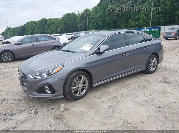 5NPE34AF1JH706843 2018 HYUNDAI SONATA Gray 