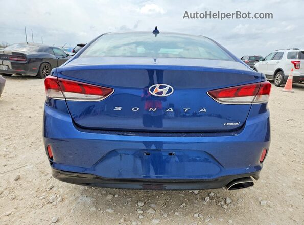 5NPE34AF1KH782824 2019 HYUNDAI SONATA Blue Vista trasera