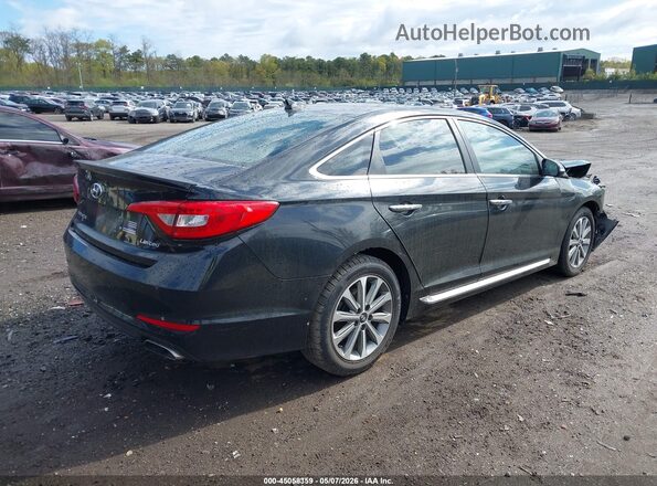5NPE34AF2GH329464 2016 HYUNDAI SONATA Black უკანა მარჯვენა