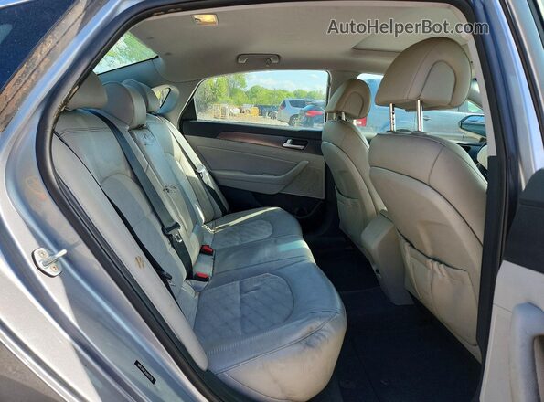 5NPE34AF2GH425739 2016 HYUNDAI SONATA Silver უკანა სავარძლების ხედი