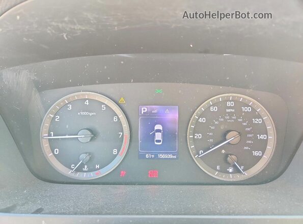 5NPE34AF2GH425739 2016 HYUNDAI SONATA Silver ხელსაწყოთა პანელის ხედი