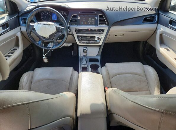 5NPE34AF2GH425739 2016 HYUNDAI SONATA Silver წინა პანელის ხედი