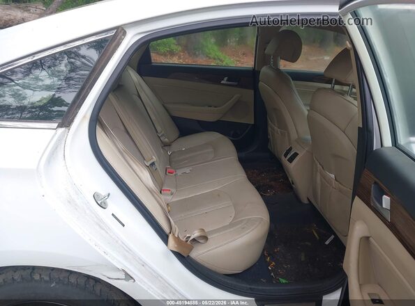 5NPE34AF2GH436109 2016 HYUNDAI SONATA White Вид наклейки з VIN-кодом