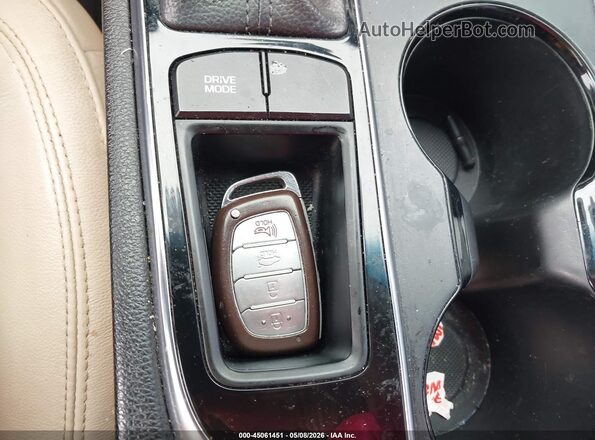 5NPE34AF2HH558728 2017 HYUNDAI SONATA Brown Առջևի վահանակի տեսք
