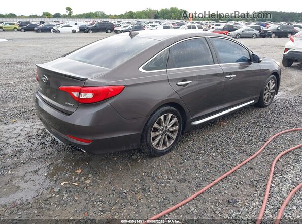 5NPE34AF2HH558728 2017 HYUNDAI SONATA Brown Հետևի աջ