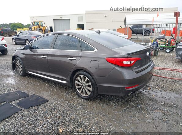 5NPE34AF2HH558728 2017 HYUNDAI SONATA Brown Հետևի ձախ