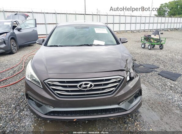 5NPE34AF2HH558728 2017 HYUNDAI SONATA Brown Սարքավորումների վահանակի տեսք