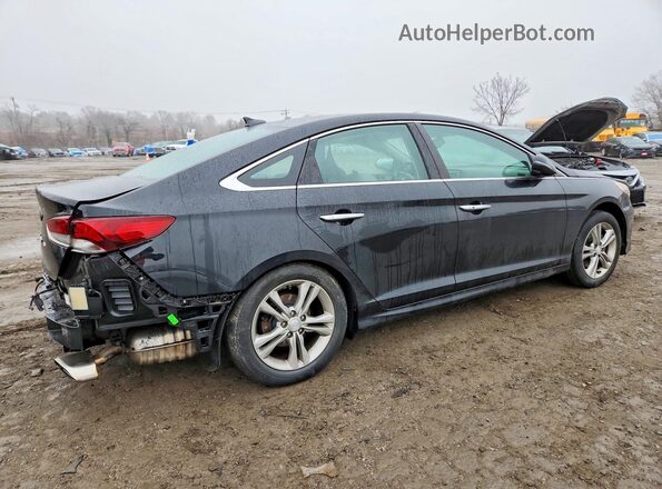5NPE34AF2JH602989 2018 HYUNDAI SONATA Black 