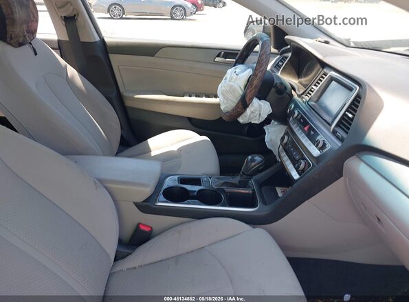 5NPE34AF2JH635586 2018 HYUNDAI SONATA Gray Սալոնի դիմացի տեսք