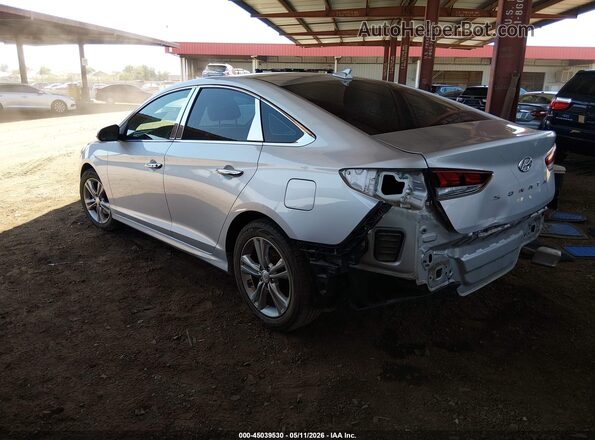 5NPE34AF2JH673853 2018 HYUNDAI SONATA Silver Rear left