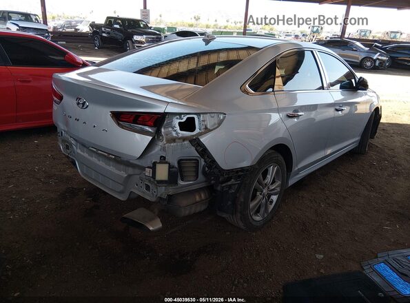 5NPE34AF2JH673853 2018 HYUNDAI SONATA Silver Rear right
