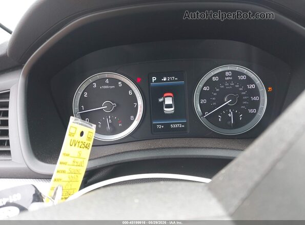 5NPE34AF2JH727863 2018 HYUNDAI SONATA Серебряный Вид задних сидений