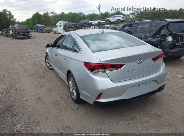 5NPE34AF2JH727863 2018 HYUNDAI SONATA Серебряный Задняя левая четверть