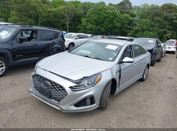 5NPE34AF2JH727863 2018 HYUNDAI SONATA Серебряный Передняя левая четверть