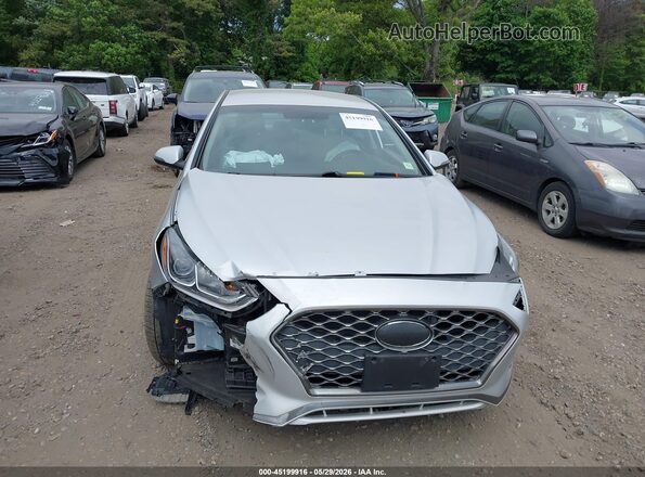 5NPE34AF2JH727863 2018 HYUNDAI SONATA Серебряный Вид щитка приборов
