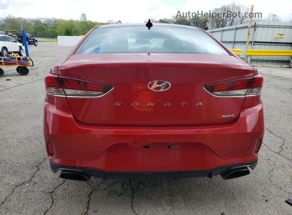 5NPE34AF2KH729257 2019 HYUNDAI SONATA Red 