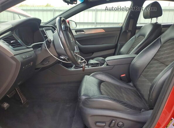 5NPE34AF2KH729257 2019 HYUNDAI SONATA Red 