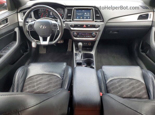 5NPE34AF2KH729257 2019 HYUNDAI SONATA Red 