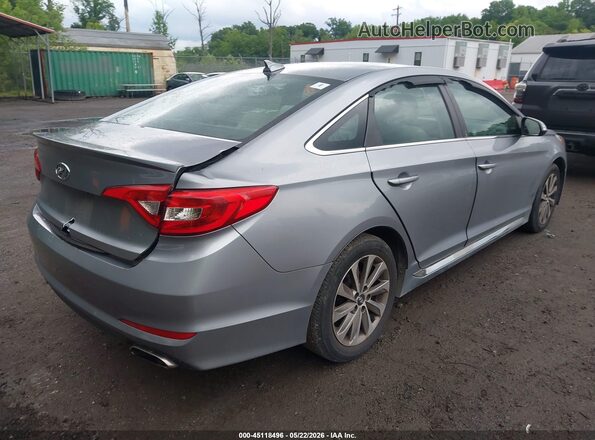5NPE34AF3GH263121 2016 HYUNDAI SONATA Silver უკანა მარჯვენა