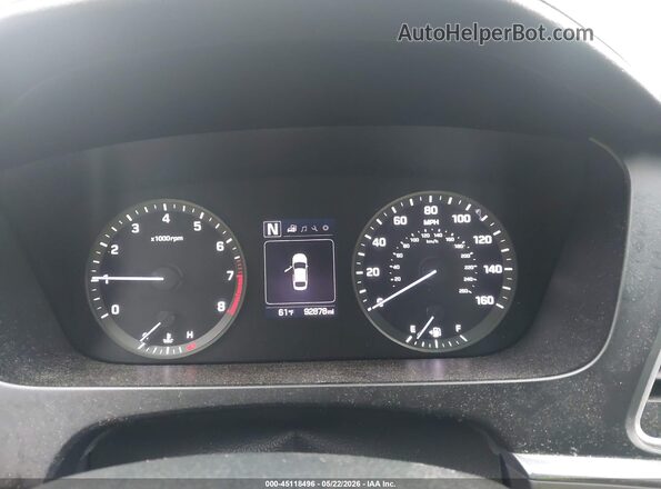 5NPE34AF3GH263121 2016 HYUNDAI SONATA Silver უკანა სავარძლების ხედი
