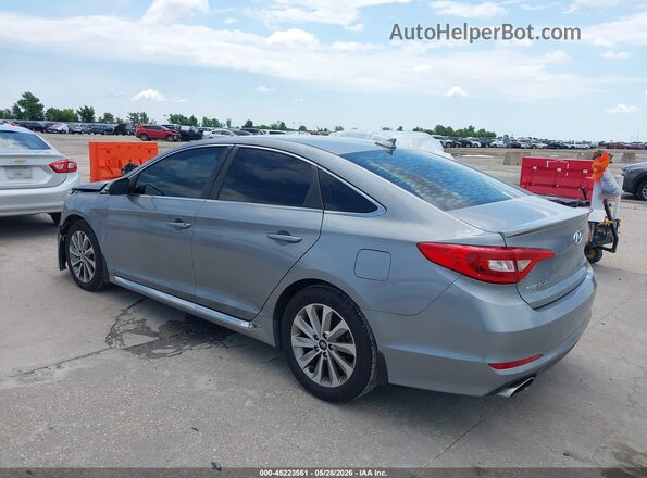 5NPE34AF3GH319669 2016 HYUNDAI SONATA Gray Задня ліва чверть