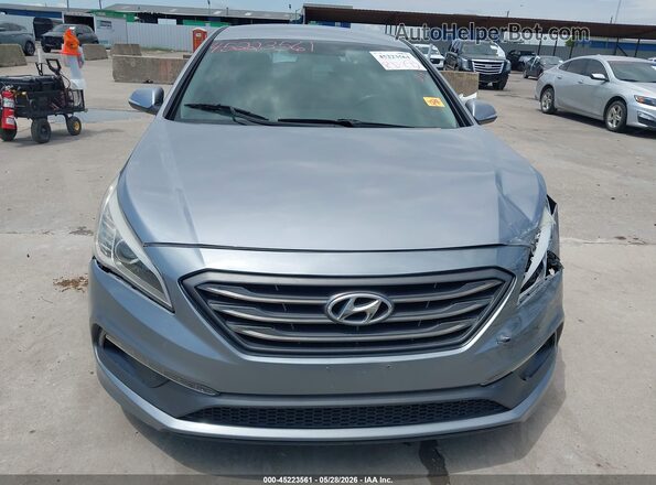 5NPE34AF3GH319669 2016 HYUNDAI SONATA Gray Вид щитка приладів