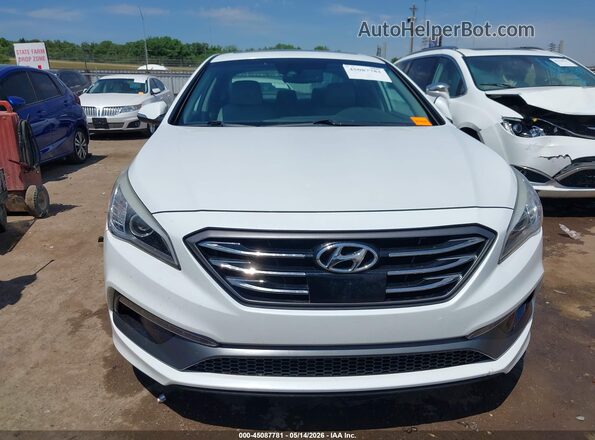 5NPE34AF3HH476538 2017 HYUNDAI SONATA Белый Вид щитка приборов