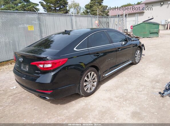 5NPE34AF3HH490228 2017 HYUNDAI SONATA Black 